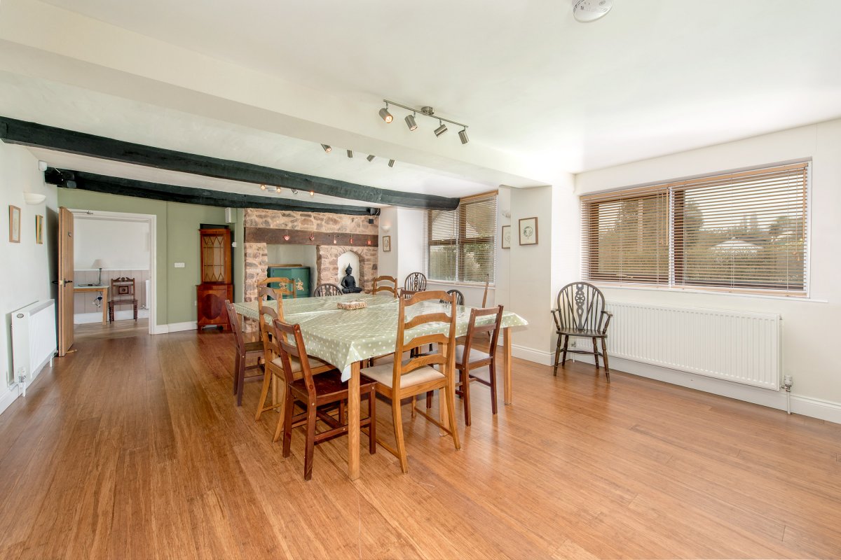 A huge dining room